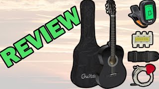 Best Choice Products 38in Beginner Acoustic Guitar Review [upl. by Ideih849]