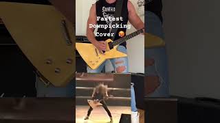 Fastest Downpicking Cover  James Hetfield Fastest Play Ever  Metallica Creeping Death Toronto 1986 [upl. by Lovell]