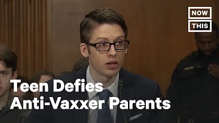 Teen Rebells Against AntiVaxx Parents Testifies to Congress [upl. by Sug823]