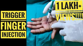 Trigger Finger Injection Technique [upl. by Pudens]