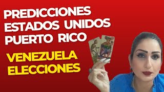 PREDICCIONES ESTADOS UNIDOS PUERTO RICO VENEZUELA ELECCIONES 😱😱😱 [upl. by Alyda]