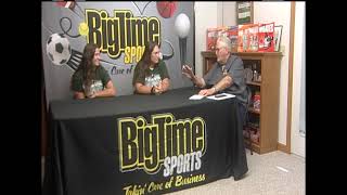 College Softball Players on the Big Time Sports TV Show [upl. by Aretahs]