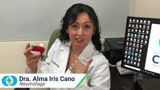 Uso correcto del inhalador  Asma y EPOC  Dra Alma Iris Cano Neumóloga  Clínica Cerya [upl. by Anya]