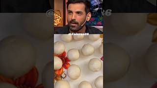 John Abraham Eats Gulab Jamun For 2 Crores 🤣 johnabraham gulabjamun viralrecipe shorts [upl. by Esoryram820]