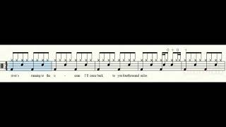 seven Tears악보영상Goombay Dance Band drumtab 드럼악보 drumscore drumsheetmusic drumnotation [upl. by Bartko]