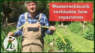 Wasserschlauch verbinden oder reparieren [upl. by Alameda]