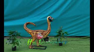 Keen AmberFeathered Ornithomimus Electronic Dinosaur [upl. by Norad]