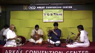 Carnatic Flute  J A Jayant  Navaragamalika Varnam  Flute Mali day Concert [upl. by Misty]