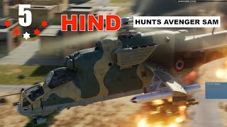 MI24P Hind Helicopter on Avenger SAM Hunt  DCS [upl. by Aleunam]