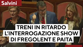 Linterrogazione show di Fregolent e Paita quotI treni sono in orario Siamo oltre Maria Antoniettaquot [upl. by Niad]