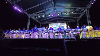 Courts Babonneau Steel Orchestra Panorama 2024 Front Row View [upl. by Jeu]