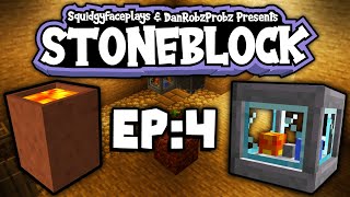 Stoneblock  A Cobblestone Generator Machine  Ep4  Minecraft Bedrock Edition [upl. by Essilrahc632]