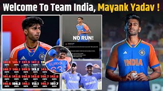 IND vs BAN Mayank Yadav finishes with 40211 on his T20I Debut [upl. by Corin]