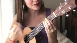 ERES PARA MI  JULIETA VENEGAS UKELELE COVER [upl. by Neevan213]