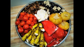 So eine PartyPlatte kommt sehr gut an Antipasti Fingerfood mit köstlichen Zutaten [upl. by Borden]