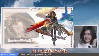 GranblueFes 2020 Day 2  MAO fangirling over Sandalphon Subbed [upl. by Hana]