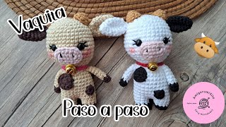 Vaquitas tejidas a crochet amigurumi paso a paso 🐮 [upl. by Leblanc]