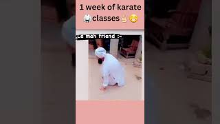 1 week of karate classes youtube youtubeshorts ytshorts knowledge panel [upl. by Amsed]