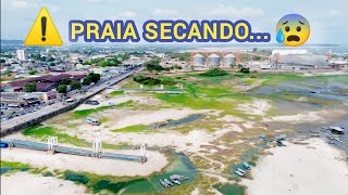 Veja como está a SECA AMAZONICA em SANTARÉM PA do Terminal Fluvial Turístico a Cargil [upl. by Teillo]