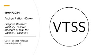 Bespoke Realized Volatility Tailored Measure of Risk for Volatility Prediction [upl. by Johnna]