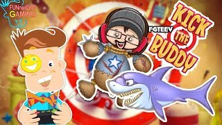 FUNnel Boy plays KICK THE BUDDY Poor FGTEEV DUDDY Ragdoll FB Gaming 4 [upl. by Eetak189]