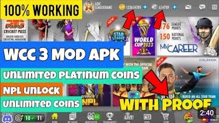 wcc3 mod apk latest version 22 everything unlocked unlimited platinum 🤑 carrier mode unlocked 🔓 [upl. by Egiedan]