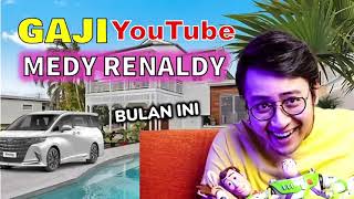 BONGKAR GAJI MEDY RENALDY BULAN INI [upl. by Anuat]