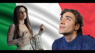 ITALIAN GUY REACTS TO ANGELINA MANGO with quot LA RONDINE quot  Eurovision 2024 San Remo 2024  Italy [upl. by Roehm411]