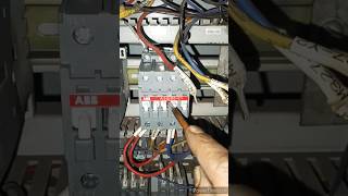 3 phase motor trip problem electrical shorts yt youtubeshorts motor panel electricianustaad [upl. by Chinua]