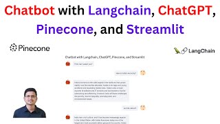 Chatbot Answering from Your Own Knowledge Base Langchain ChatGPT Pinecone and Streamlit  Code [upl. by Nosyarg]