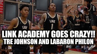 Link Academy takes on cross town team Tre Johnson and Labaron Philon [upl. by Atteirneh378]