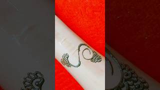 SLetter design  letter mehndi design shortsvideo mehndi letter [upl. by Sofer]