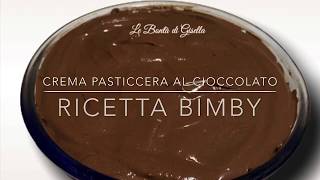 Crema Pasticcera al Cioccolato  Ricetta Bimby [upl. by Eesdnil497]