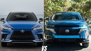 2025 Nissan Murano vs 2025 Lexus RX  Luxury SUV Showdown [upl. by Barmen]