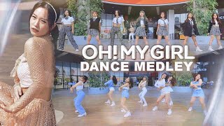 KPOP IN PUBLIC OH MY GIRL DANCE MEDLEY  COVER by BLACK CHUCK from Vietnam [upl. by Oniger]