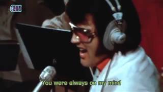 Elvis Presley  Always On My Mind with Lyrics on screen [upl. by Suryc]