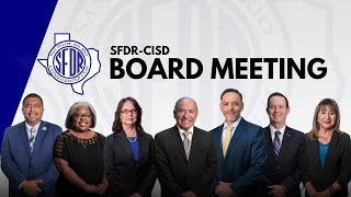 SFDRCISD Board Meeting  October 28 2024  600pm [upl. by Hoseia]