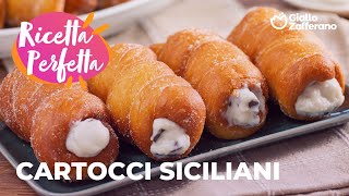 CARTOCCI SICILIANI FRITTI la RICETTA PERFETTA di GIALLOZAFFERANO🔥😍🤤 [upl. by Nido]