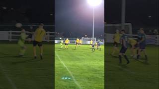 Newark And Sherwood equalise against Hucknall Town UpTheRailwaymen NonLeague NonLeagueFootball [upl. by Sladen919]