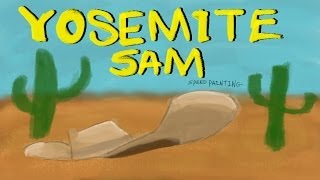 YOSEMITE SAM FROM LOONEY TUNE speed drawing  DROIDMONKEY [upl. by Merete288]