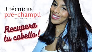 3 Técnicas para Recuperar tu cabello Rápido [upl. by Nelrah461]