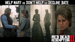 Help Mary VS Don’t Help Mary VS Decline Date VS Accept Date Fatherhood amp Other Dreams II RDR2 [upl. by Ylrak606]