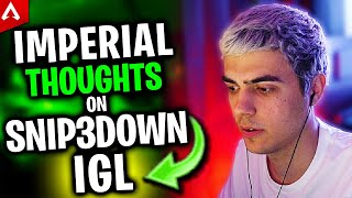 ImperialHal Thoughts on Snip3down Being IGL in Twitch Rivals  Apex Legends Highlights [upl. by Filide]