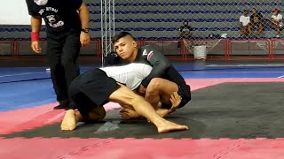 Brown Belt Micael Galvao Taps Black Belt in 55 Seconds [upl. by Noraa]