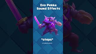 Clash Royale  All Evo Pekka sound effects clashroyale supercell evopekka evolution [upl. by Emanuel]