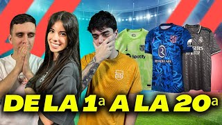 HACEMOS EL RANKING DE LAS TERCERAS EQUIPACIONES DE LALIGA 2425 [upl. by Noirret]