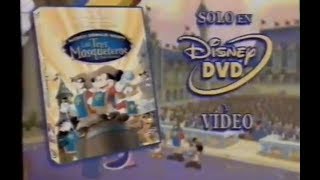 Mickey Donald y Goofy Los Tres Mosqueteros Spot en Vídeo y DVD 2005 [upl. by Emlynne367]