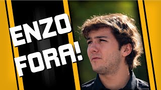 ENZO FITTIPALDI NÃO CORRE MAIS NA FÓRMULA 2 F2 [upl. by Brynne515]