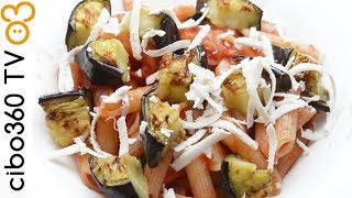 Pasta alla norma ricetta con melanzane grigliate [upl. by Neerol]