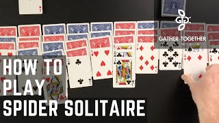 How To Play Spider Solitaire [upl. by Bjorn]